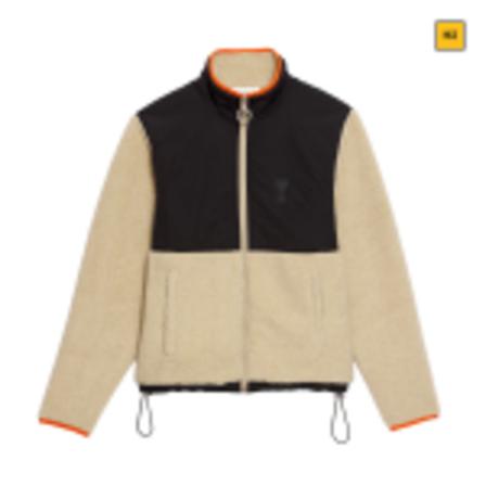 Ami Paris Fleece Jakke inbo, Herre, Størrelse: XS