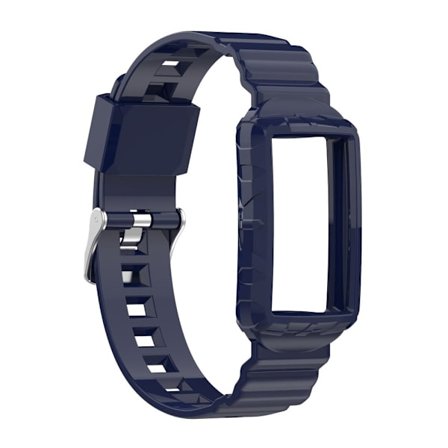 Fitbit Charge 5 / 4 / 3 silikone urrem med cover - Marine Blå