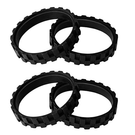 4 stk. Dæk Hjul til Irobot Roomba Serie 500 600 700 800 900 til Roborock S5 Max S6 Maxv Robotstøvsuger Dele1