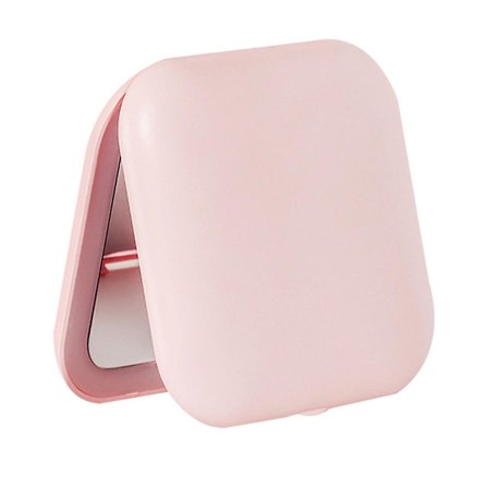 LED-sminkningsspegel med 5x förstoring, fyllningsljus dubbelsidig fällbar spegel