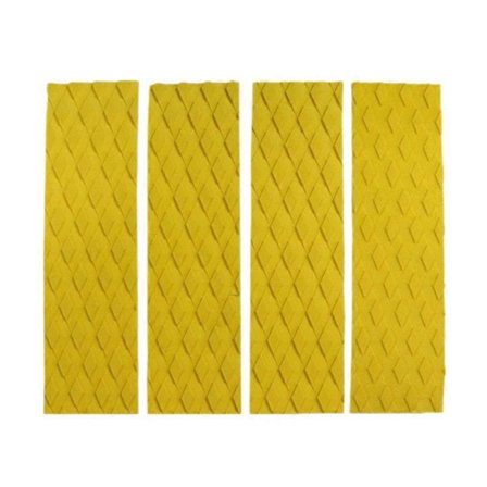 4 kpl/erä Surfing Front Traction Pad - SUP-surffilaudan kansiotteen maton vaihto liimalla (keltainen)