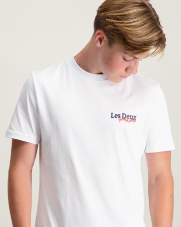 Les Deux Racing T-shirt Weiß T-Shirts Jungen - Kids Brand Store