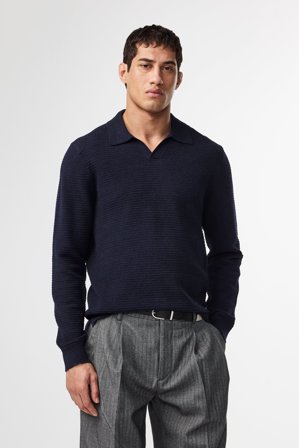 NN.07 Paul Polo Herren Blau Bio-Baumwolle