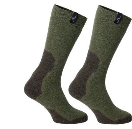 Nordic Hawk 2-pack Hunting Sock Mid Unisex hiking socks Green