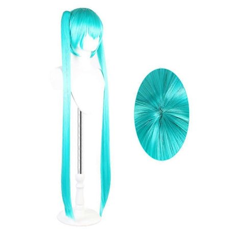 Anime Hatsune Miku Vocaloid Hatsune Miku Cosplay Parykker Langt Hår