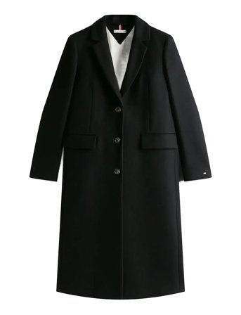 Tommy Hilfiger | Classic Sb Wool Reg Maxi Coat | 44