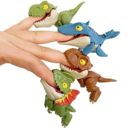 Fingerbitende dinosaurleke, 2024 Nyhet dinosaurleke, Fingerbitende Tyrannosaurus Rex dinosaurleke