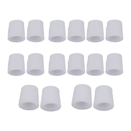8 Par Silikone Tåbeskyttere Mænd Kvinder Smertelindring Tåbeskytter Cover til Hård Hud Blærer Hammertå
