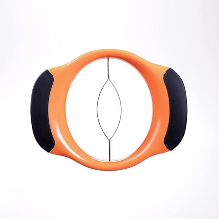 Good Grips - Mangonleikkuri - Ruostumattomasta teräksestä valmistettu hedelmäleikkuri - Oranssi ja musta