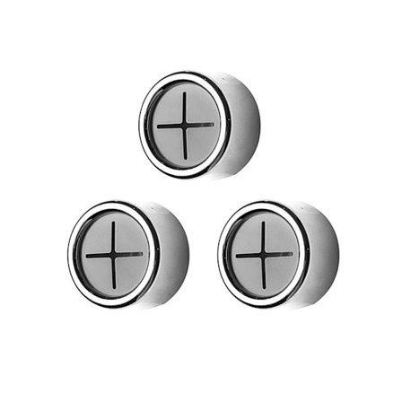 3-pak Viskestykkeholder - Selvklæbende Rund ABS Køkken Viskestykkeholder Ingen Boring Nødvendig Egnet til Badeværelsesgarderober og Skabe