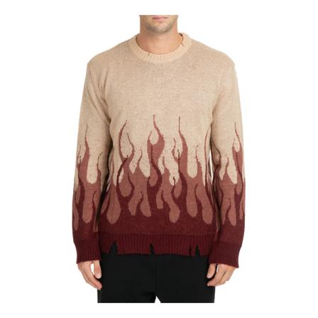 Vision OF Super Flames Double Sweater inbo, Herre