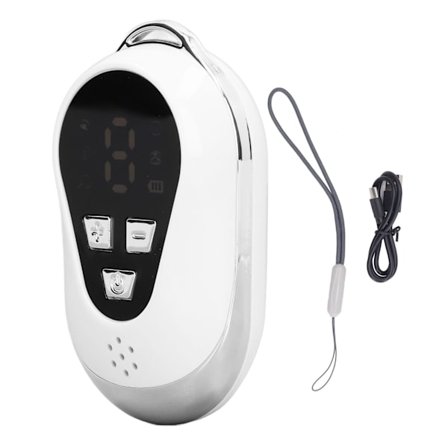 Håndholdt Søvn Hjælpemiddel Masserende Afstressende Rolig Puls Musikalsk Søvn Instrument til Hjem Hvid