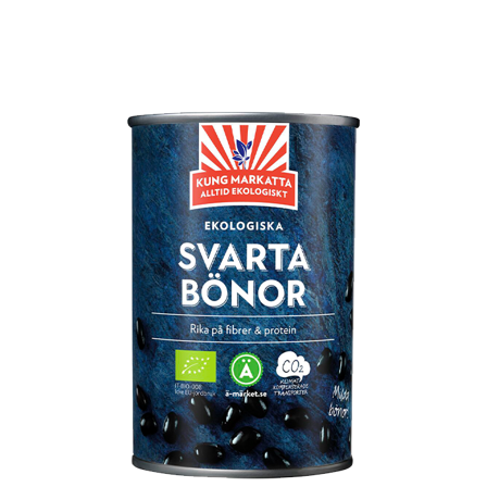 Kung Markatta Svarte Bønner 400 g