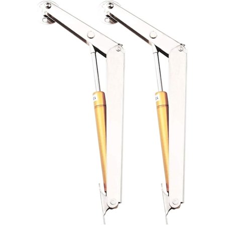 2-pack Kallvalsat Stål Skåp Gasfjäder, 200N Hydraulisk Gas Dämpare