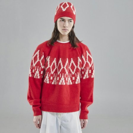 66 North men's Tjörnin Tops - Red Currants - M