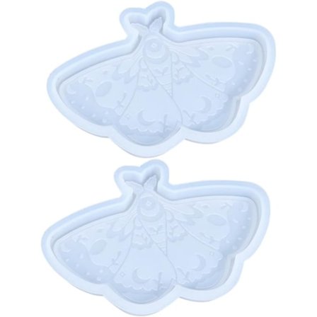 Fleksibel Silikone Sommerfugl Brikkeform 2 stk. Formede Brikkeforme til DIY Epoxy Projekter