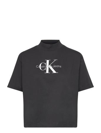Archival Monologo Tee T-shirts & Tops Short-sleeved Svart Calvin Klein Jeans*Betinget Tilbud