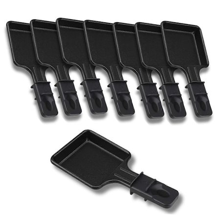 Raclettepander med non-stick belægning, Mini firkantet raclette (FMY)