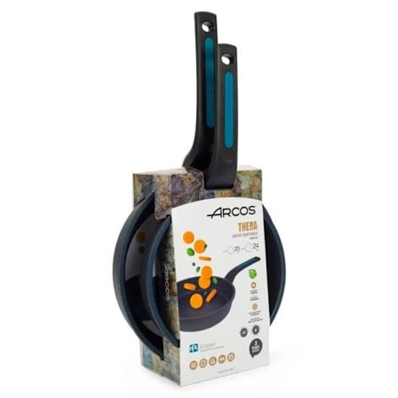 Pannut - ARCOS - Thera - Forge Alumiini - Tarttumaton - 20/24 cm - Kaikki lämmönlähteet