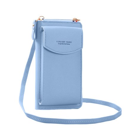 Kvinnor Plånböcker Läder Axelremsväska Mobiltelefonväska Plånbok Handväska