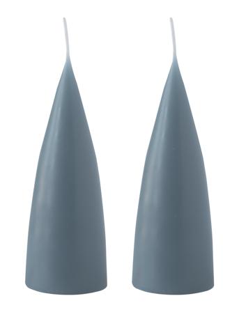 Hand Dipped C -Shaped Candles, 2 Pack Home Decoration Candles Block Candles Blå Kunstindustrien