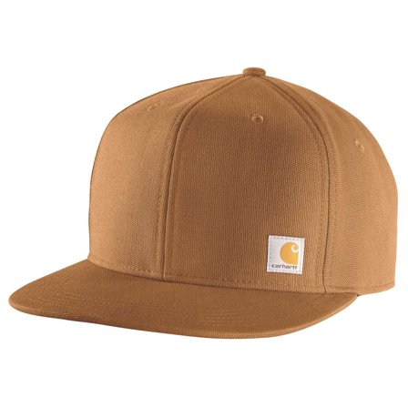 Carhartt Firm Duck Flat Brim Cap Caps Brun, Klær