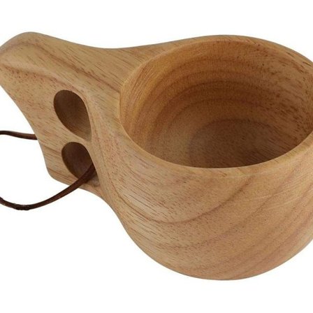 Träbärbar reskopp/kaffemugg/drickkopp/campingmugg 200 ml KLB