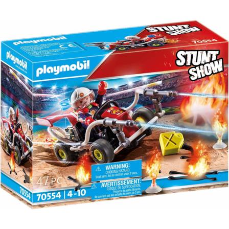 PLAYMOBIL - Stuntshow Fordon och brandman 70554 - Leksaker - Byggklossar & Byggset - Fordon & Farkoster
