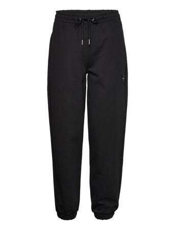 Badge Cuffed Jog Pants Joggebukser Pysjbukser Svart Calvin Klein Jeans