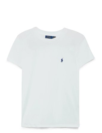 Polo Ralph Lauren Cotton Jersey Crewneck Tee - White - XL