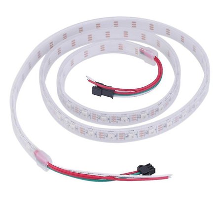 WS2812B 5050 RGB LED Strip 1m 60 LED'er 5V Vandtæt