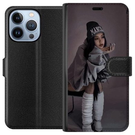 Kompatibel Tegnebogsetui til Apple iPhone 13 Pro Lisa Blackpink K-pop Idol Musik