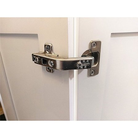 La Susan hængselplade til foldedør, køkkenhjørneskabsdør hængsel metal La Susan skabshjørne hardware skabsdør Hin 1 stk 1 stk 135 grader