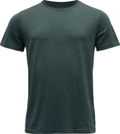 Devold Eika Man Tee Men short-sleeved sweaters Green L