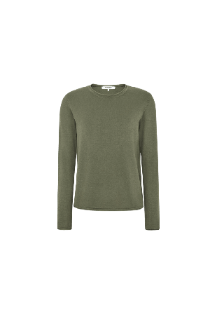 Soft Rebels Srmarla O-neck Roll Edge Knit Tröjor Dam Grön S