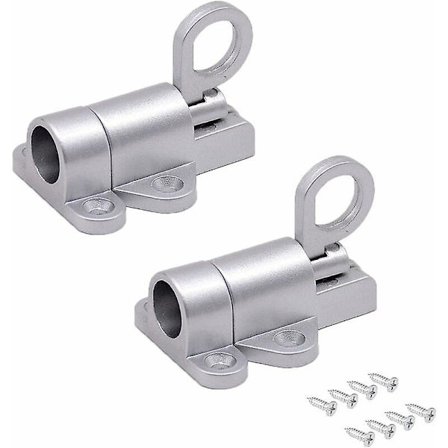 Ovipuomi, 4 kpl automaattista oven lukkoa, oven lukituspuomit, valmistettu alumiiniseoksesta, sopii ikkunoihin, puisiin oviin, kylpyhuoneisiin, kaapin