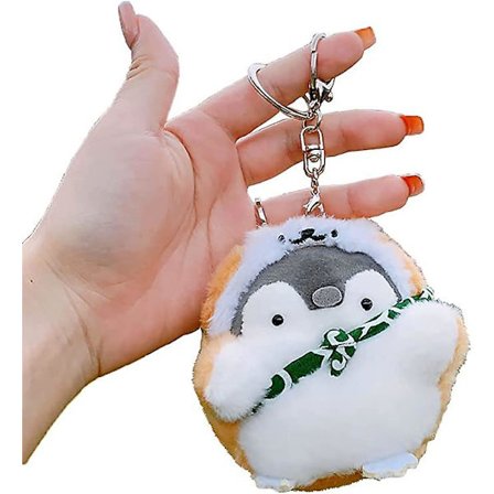 Ystävänpäivän pehmolelu avaimenperät kawaii avaimenperä pienet täytetyt eläimet, Corgi Penguin, söpöt avaimenperät reppuihin, kawaii-eläimet. (