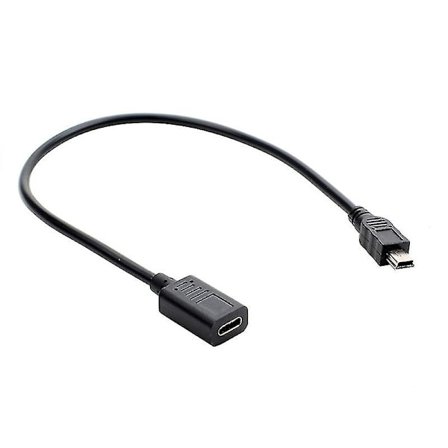 USB-C til Mini USB 2.0 Adapter - Type C Hunn til Mini USB Hann Adapterkabel