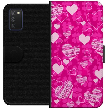 Yhteensopiva Lompakkokotelo Samsung Samsung Galaxy A03s PopSydänKuviointi