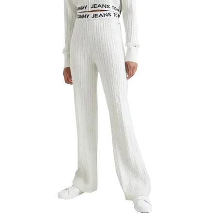 Tommy Jeans, Trousers Biały, Kobieta, Rozmiar: XS