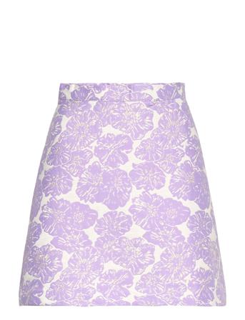 Slfkirsteen Hw Short Skirt B Lyhyt Hame Liila Selected Femme