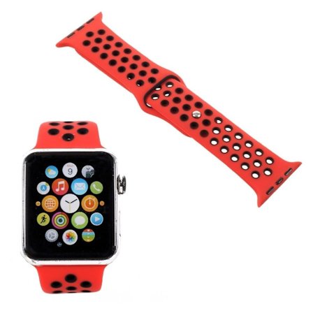 Apple Watch 42mm uniikki ranneke - Punainen