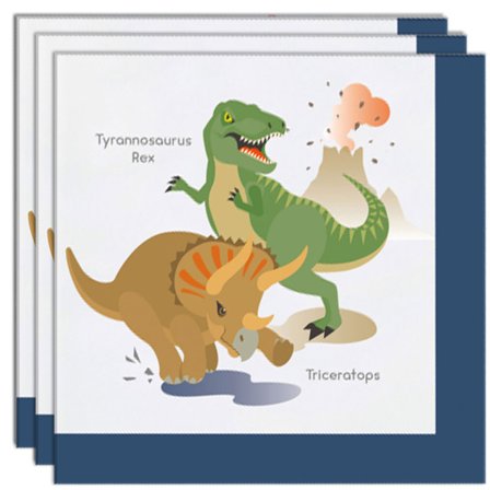 Happy Dinosaur Servetter