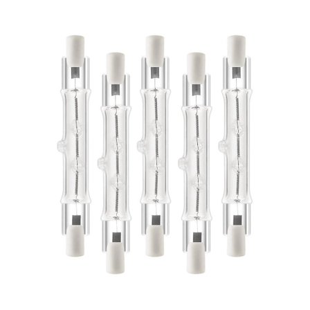 5 kpl R7s 118mm 300W 220V halogeenilamppu, himmennettävä R7s-polttimo rakennustyömaavaloihin, koti- ja ulkovalaistukseen