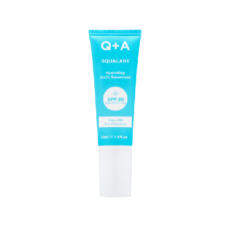Q+A Squalane Hydrating Face Sunscreen SPF 50 Solskydd & solvård Unisex ML