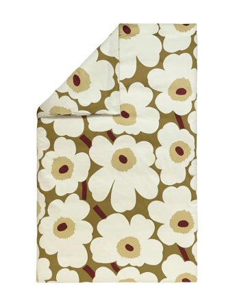 Marimekko Home Unikko Sateen Dc 150X210 Cm - White - 150X210CM