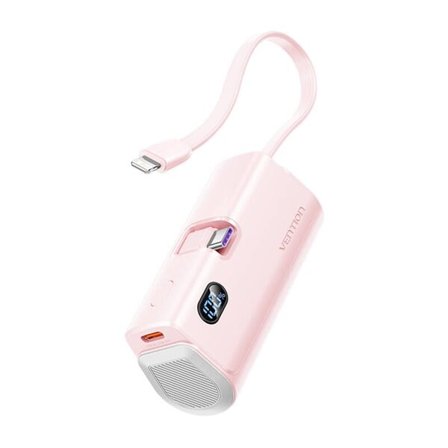 Powerbank Vention LED-display 4800mAh 22,5W FHQP0 (rosa)