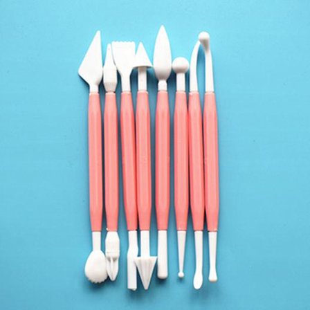 Kids Clay Skulpturværktøj Fimo Polymer Clay Tool 8-delt sæt Gi