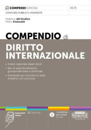 Compendio di diritto internazionale. Con Espansioni online Federico Del Giudice
