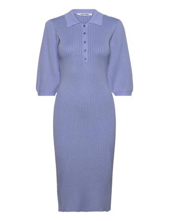Srfilo Knit Dress Blue Soft Rebels